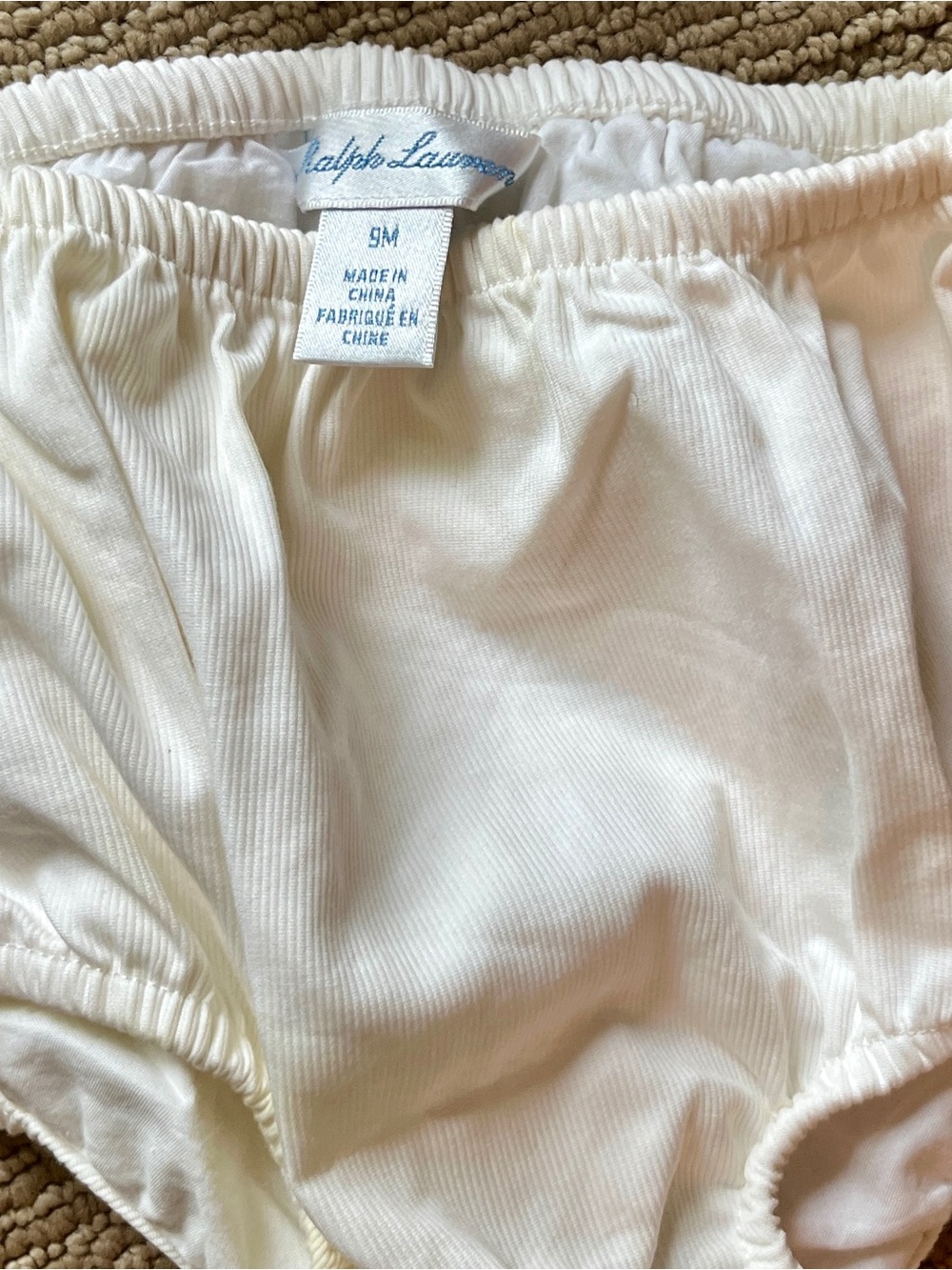 Ralph Lauren White Baby Bloomer - Picture 4 of 5